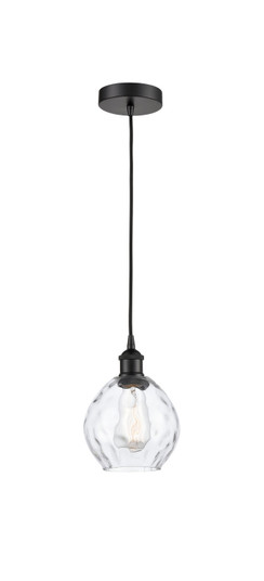 Edison One Light Mini Pendant in Matte Black (405|616-1P-BK-G362)