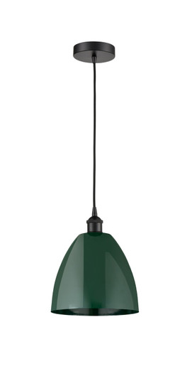 Edison One Light Mini Pendant in Matte Black (405|616-1P-BK-MBD-9-GR)