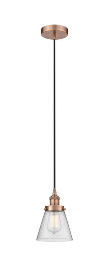Edison One Light Mini Pendant in Antique Copper (405|616-1PH-AC-G64)