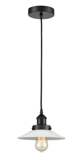 Edison LED Pendant in Matte Black (405|616-1PH-BK-G1)