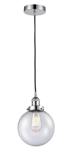 Edison LED Mini Pendant in Polished Chrome (405|616-1PH-PC-G204-8-LED)