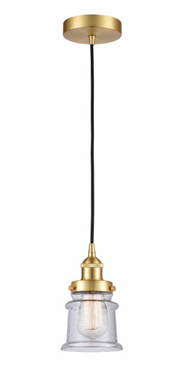 Edison One Light Mini Pendant in Satin Gold (405|616-1PH-SG-G184S)