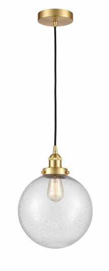 Edison One Light Mini Pendant in Satin Gold (405|616-1PH-SG-G204-10)