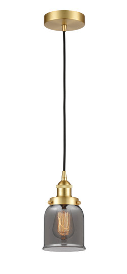 Edison LED Mini Pendant in Satin Gold (405|616-1PH-SG-G53-LED)