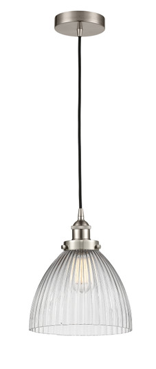 Edison LED Pendant in Brushed Satin Nickel (405|616-1PH-SN-G222-LED)