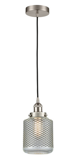Edison LED Mini Pendant in Brushed Satin Nickel (405|616-1PH-SN-G262-LED)