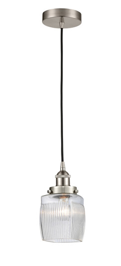 Edison One Light Mini Pendant in Brushed Satin Nickel (405|616-1PH-SN-G302)