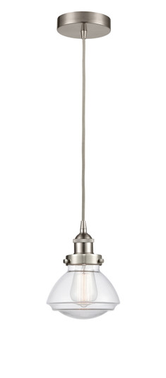 Edison One Light Mini Pendant in Brushed Satin Nickel (405|616-1PH-SN-G322)