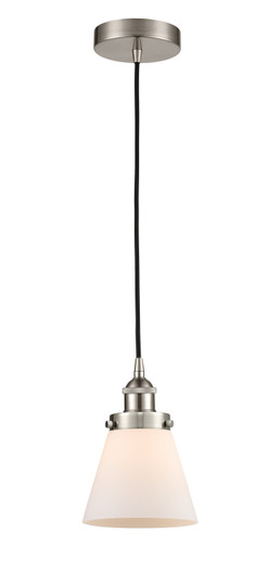 Edison One Light Mini Pendant in Brushed Satin Nickel (405|616-1PH-SN-G61)