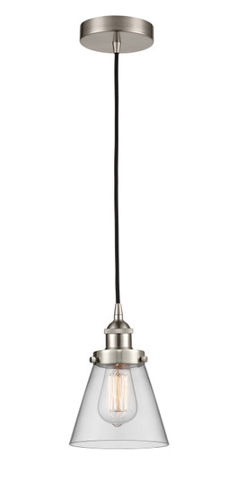 Edison LED Mini Pendant in Brushed Satin Nickel (405|616-1PH-SN-G62-LED)