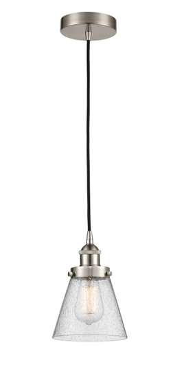 Edison One Light Mini Pendant in Brushed Satin Nickel (405|616-1PH-SN-G64)