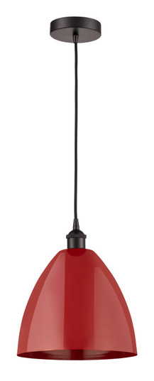 Edison One Light Mini Pendant in Oil Rubbed Bronze (405|616-1P-OB-MBD-12-RD)
