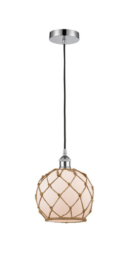 Edison One Light Mini Pendant in Polished Chrome (405|616-1P-PC-G121-8RB)