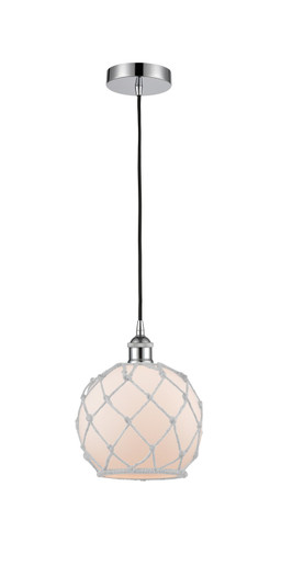 Edison One Light Mini Pendant in Polished Chrome (405|616-1P-PC-G121-8RW)