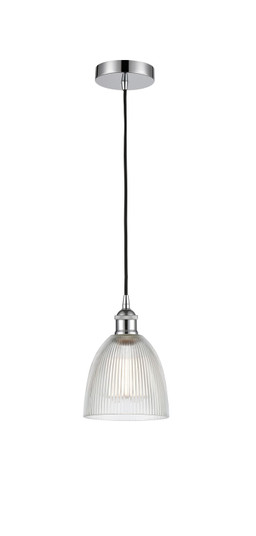 Edison One Light Mini Pendant in Polished Chrome (405|616-1P-PC-G382)