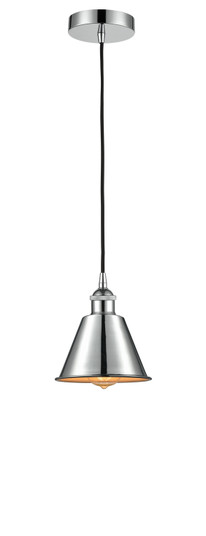 Edison LED Mini Pendant in Polished Chrome (405|616-1P-PC-M8-LED)