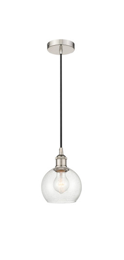 Edison One Light Mini Pendant in Polished Nickel (405|616-1P-PN-G124-6)