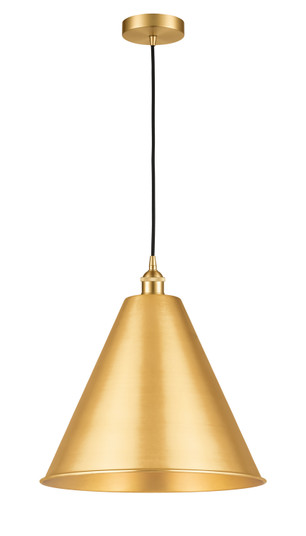 Edison One Light Mini Pendant in Satin Gold (405|616-1P-SG-MBC-16-SG)