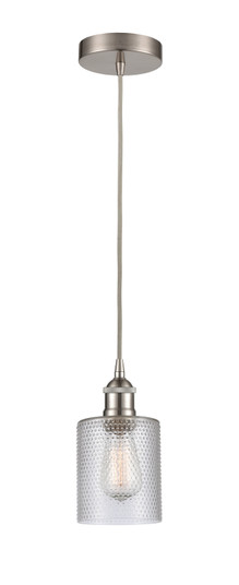 Edison One Light Mini Pendant in Brushed Satin Nickel (405|616-1P-SN-G112)
