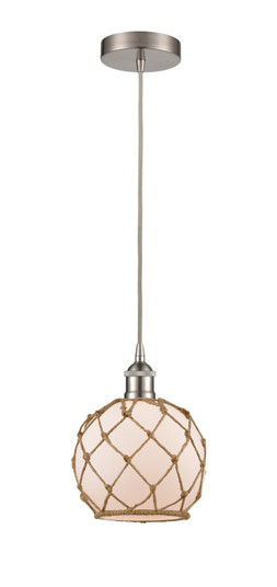 Edison LED Mini Pendant in Brushed Satin Nickel (405|616-1P-SN-G121-8RB-LED)