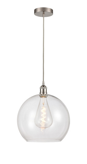 Edison One Light Pendant in Brushed Satin Nickel (405|616-1P-SN-G122-14)
