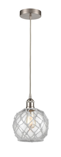 Edison LED Mini Pendant in Brushed Satin Nickel (405|616-1P-SN-G122-8RW-LED)