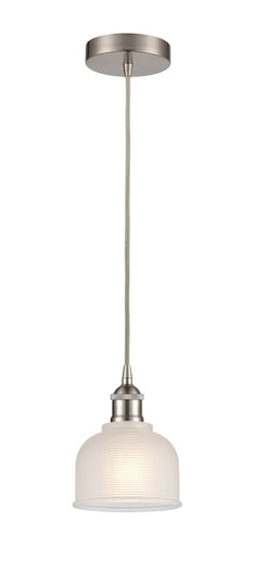 Edison One Light Mini Pendant in Brushed Satin Nickel (405|616-1P-SN-G411)