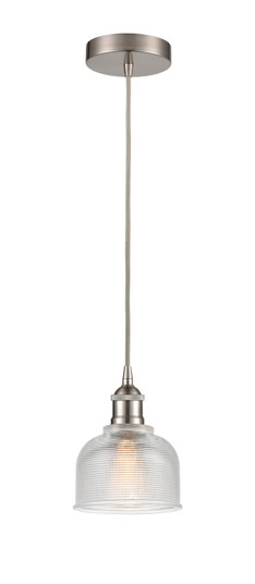 Edison One Light Mini Pendant in Brushed Satin Nickel (405|616-1P-SN-G412)