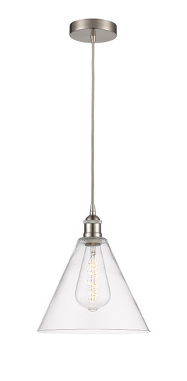 Edison LED Mini Pendant in Brushed Satin Nickel (405|616-1P-SN-GBC-122-LED)