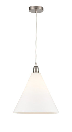 Edison LED Pendant in Brushed Satin Nickel (405|616-1P-SN-GBC-161-LED)