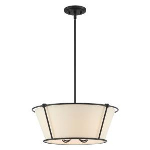 Pulito Four Light Semi-Flush Mount in Matte Black (40|39045-010)