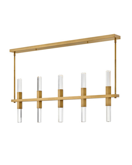 Cecily LED Linear Pendant in Heritage Brass (138|FR30608HBR)