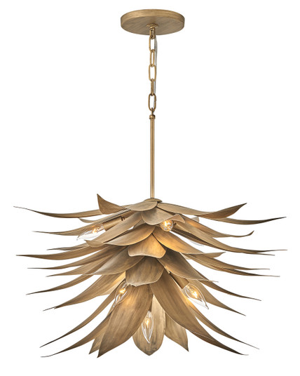 Agave LED Pendant in Burnished Gold (138|FR30815BNG)