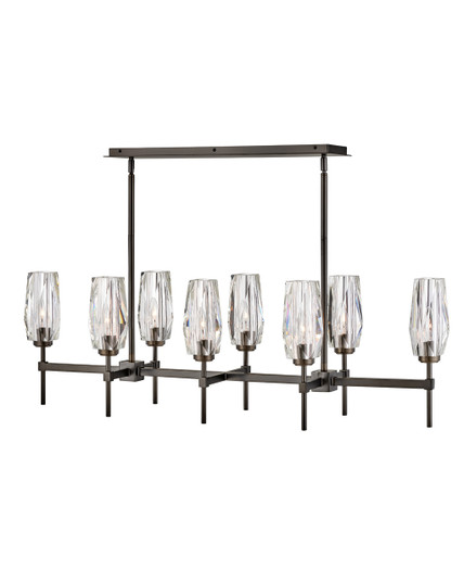 Ana LED Linear Chandelier in Black Oxide (13|38256BX)