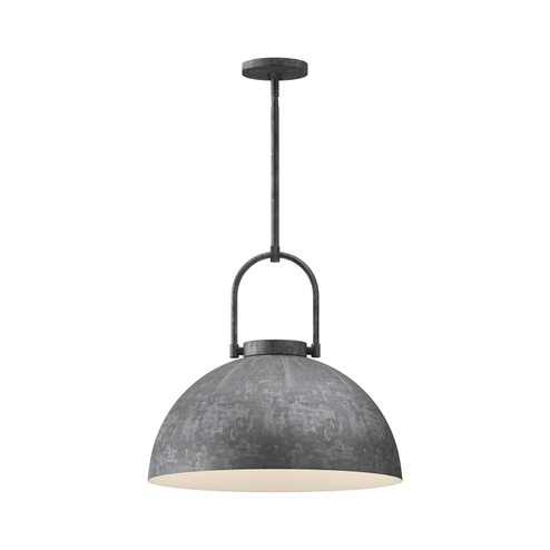 Harper One Light Pendant in Steel Shade (452|PD504016SL)