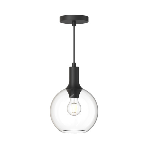 Castilla One Light Pendant in Clear Glass/Matte Black (452|PD506108MBCL)