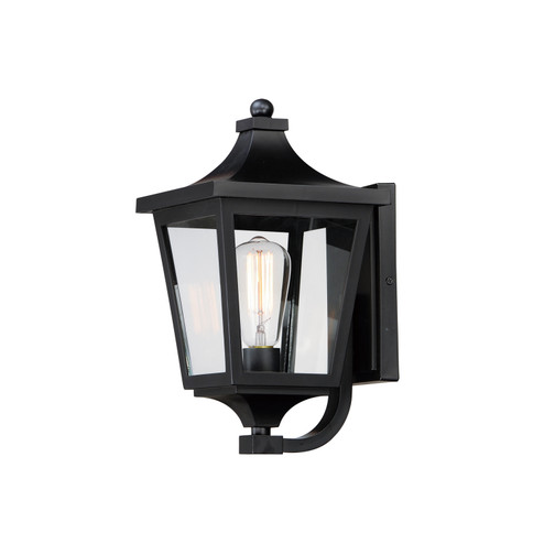 Sutton Place VX One Light Outdoor Wall Sconce in Black (16|40232CLBK)