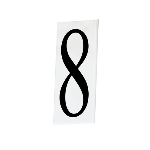 Address House Number 8 in White (16|53638WT)