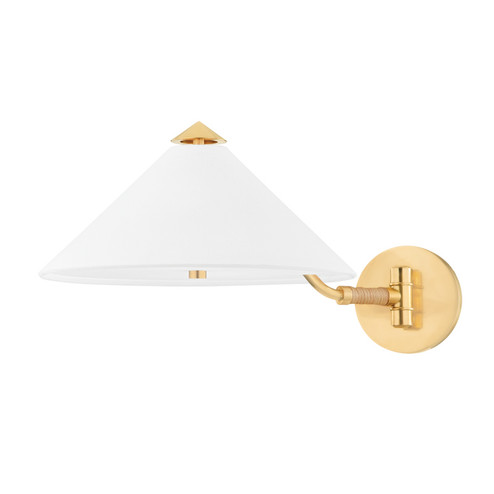 Williamsburg Two Light Wall Sconce in Aged Brass (70|1002-AGB)