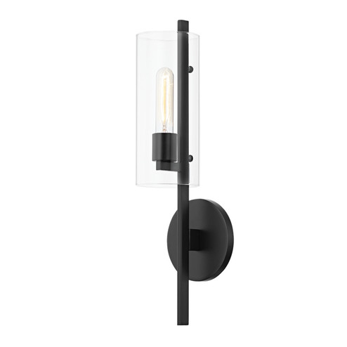 Ariel One Light Wall Sconce in Soft Black (428|H326101-SBK)