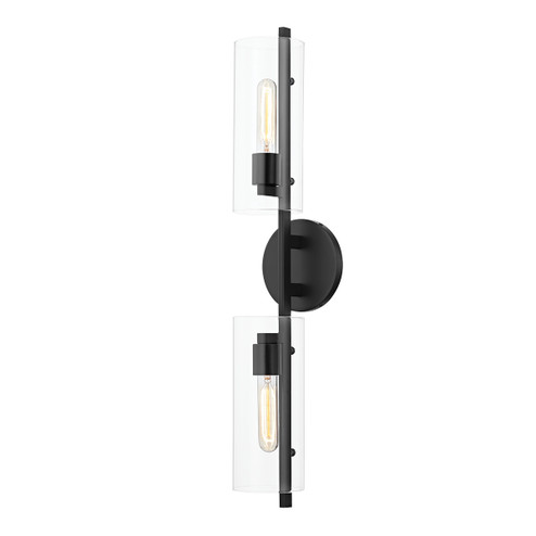 Ariel Two Light Wall Sconce in Soft Black (428|H326102-SBK)
