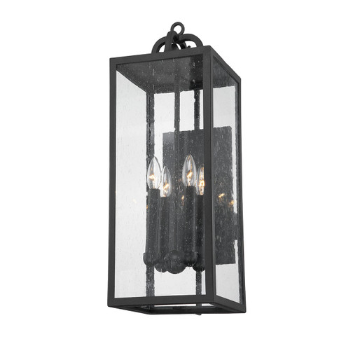 Caiden Four Light Outdoor Wall Sconce in Forged Iron (67|B2063-FOR)