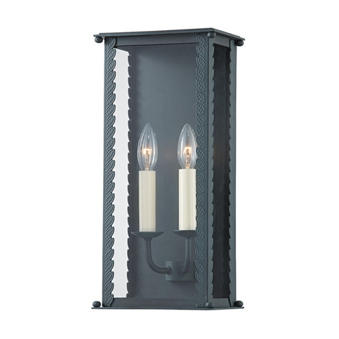 Zuma Two Light Outdoor Wall Sconce in Verdigris (67|B6712-VER)