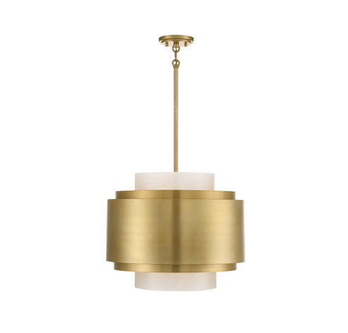 Beacon Four Light Pendant in Burnished Brass (51|1-181-4-171)