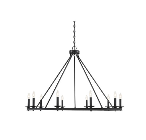 Middleton Ten Light Chandelier in Matte Black (51|1-310-10-89)