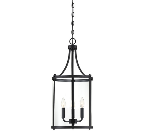 Penrose Three Light Foyer Pendant in Black (51|7-1040-3-BK)