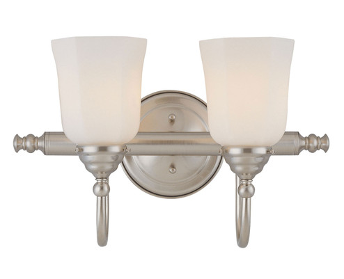 Brunswick Two Light Bath Bar in Satin Nickel (51|8-1062-2-SN)