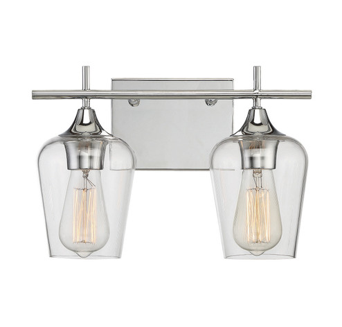 Octave Two Light Bath Bar in Polished Chrome (51|8-4030-2-11)
