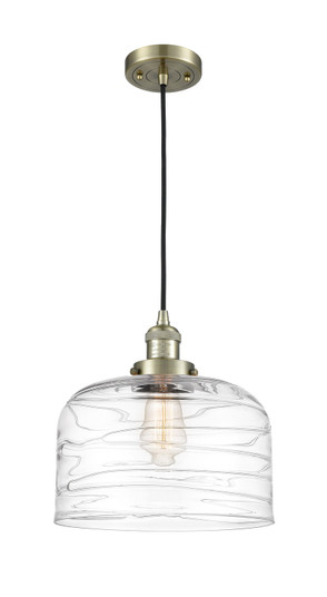 Franklin Restoration One Light Mini Pendant in Antique Brass (405|201C-AB-G713-L)