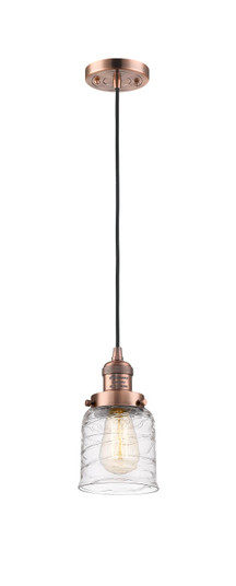 Franklin Restoration LED Mini Pendant in Antique Copper (405|201C-AC-G513-LED)